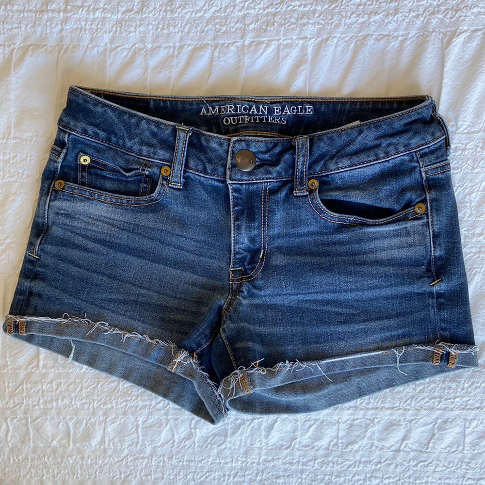 American Eagle Shortie Jean Shorts